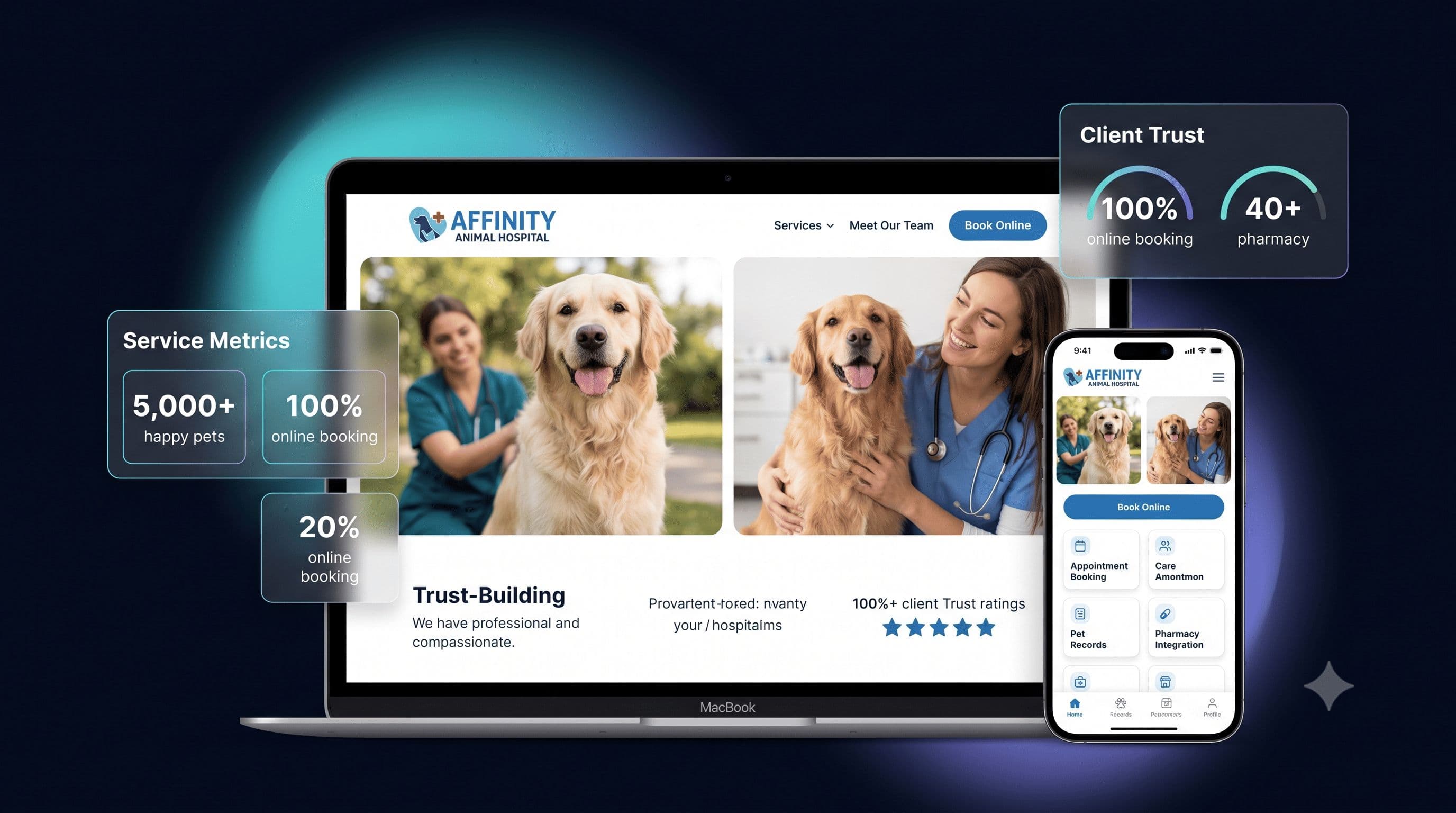 Affinity Animal Hospital project preview