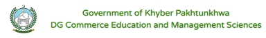 Government of Khyber Pakhtunkhwa — DG Commerce Education and Management Sciences logo
