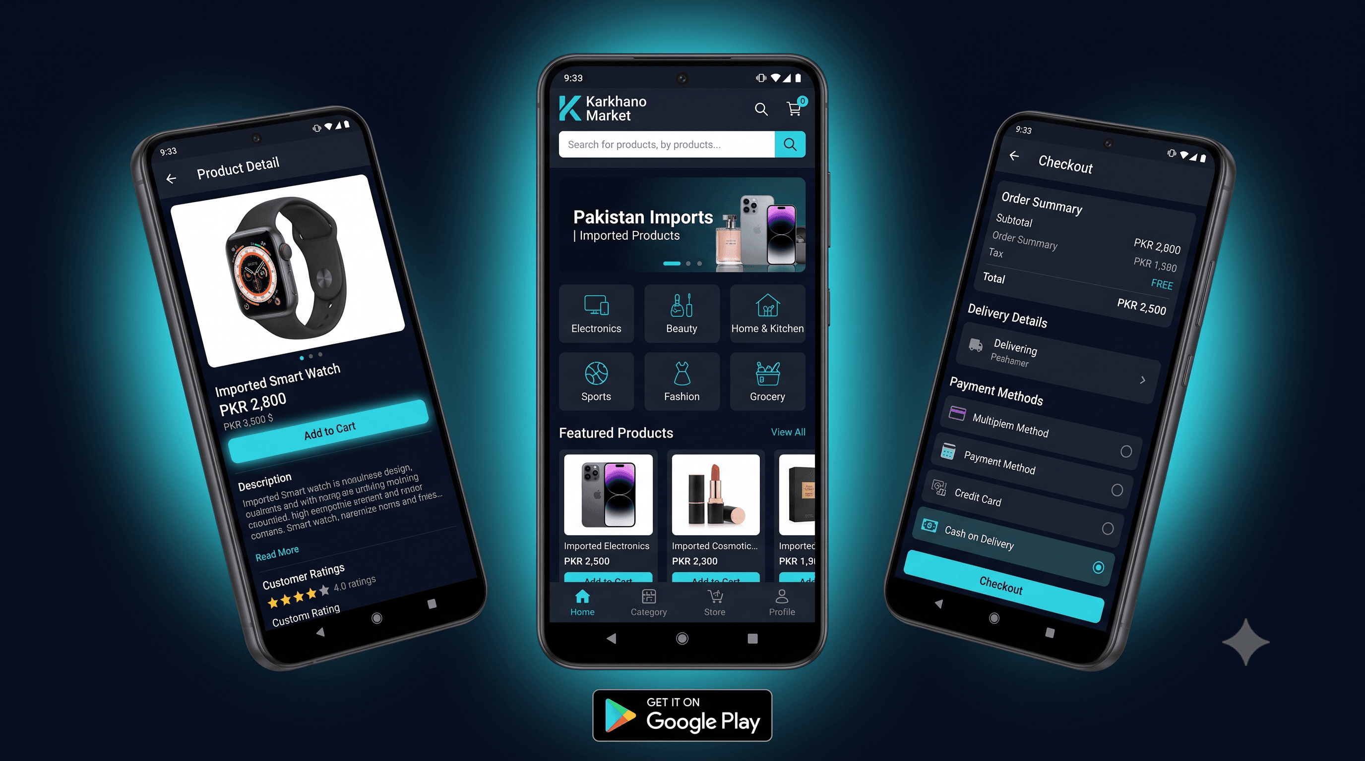 Karkhano Market App showcase
