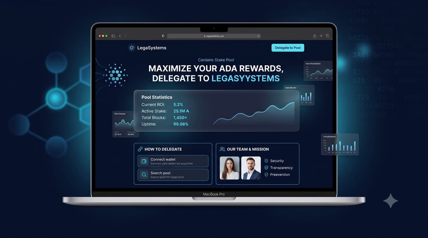 LegaSystems Cardano Stake Pool project preview
